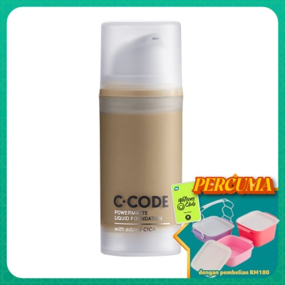 C.CODE - Powermatte Liquid Foundation with added Cica N3 30ml