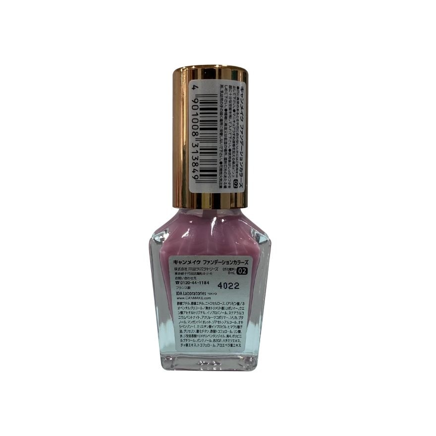 Foundation Colors 02 Lavender Pink