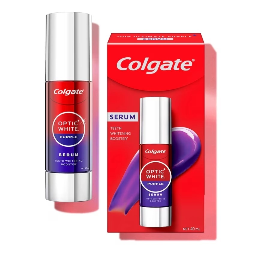 Colgate Optic White Purple Teeth Whitening Serum 40ml