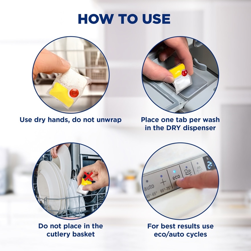 Dishwasher All-in-one Quantum Lemon 21 Tabs