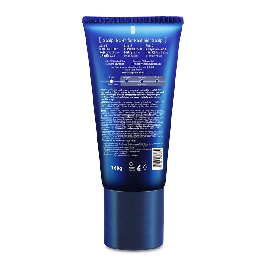 ScalpTECH Dermo Restoring Exfoliating Scrub 160G