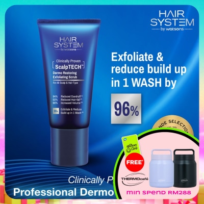HAIR SYSTEM BY WATSONS - ScalpTECH Dermo Restoring Exfoliating Scrub 160G