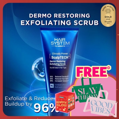 HAIR SYSTEM BY WATSONS ScalpTECH Dermo Restoring Exfoliating Scrub 160G