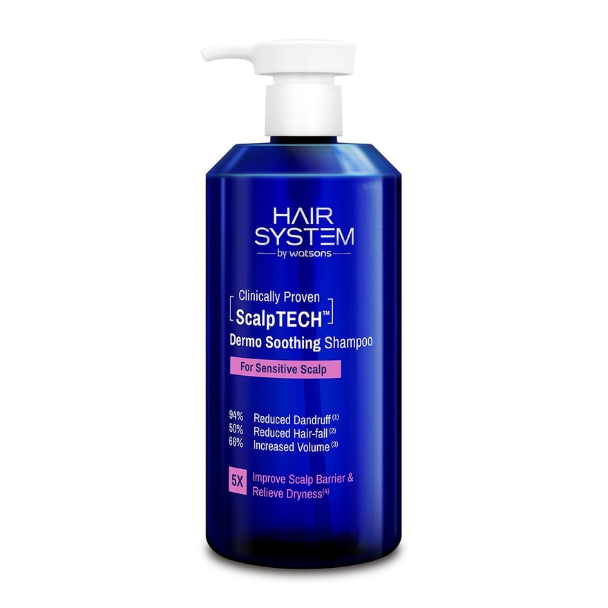 ScalpTECH Dermo Soothing Shampoo for Sensitive Scalp 500ML