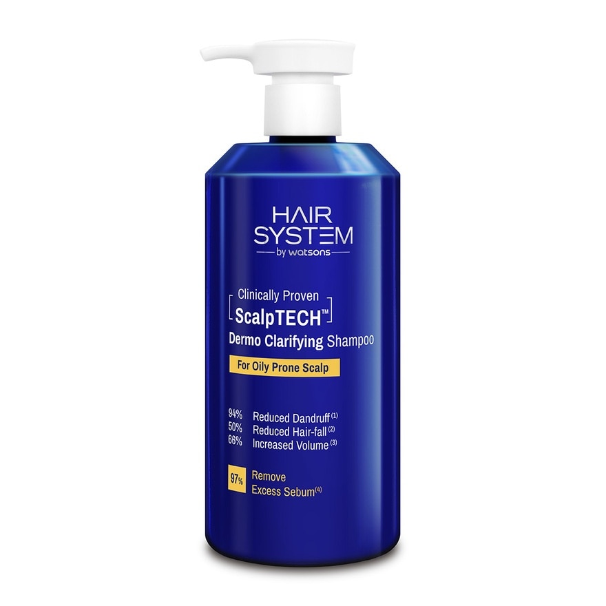 ScalpTECH Dermo Clarifying Shampoo for Oily Prone Scalp 500ML