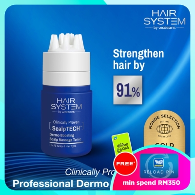 HAIR SYSTEM BY WATSONS ScalpTECH Dermo Boosting Scalp Massage Tonic 80ML image