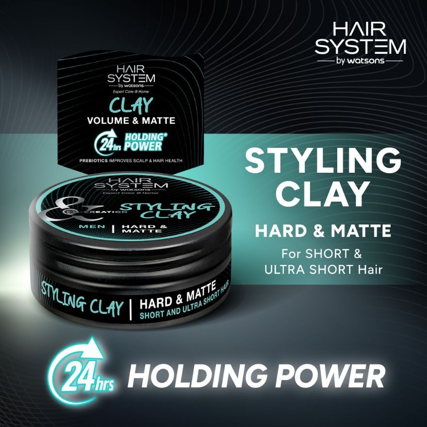 Styling Clay for short to ultra short hair (hard & matte) 70ML