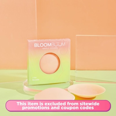 BLOOM BOOM Reusable Adhesive Invisible Silicone Nipple Cover 8cm 2s