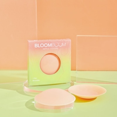 BLOOM BOOM Reusable Adhesive Invisible Silicone Nipple Cover 8cm 2s