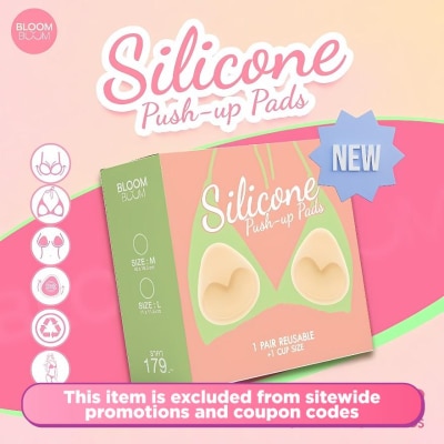 BLOOM BOOM Silicone Push-Up +1 Cup Pads 2s