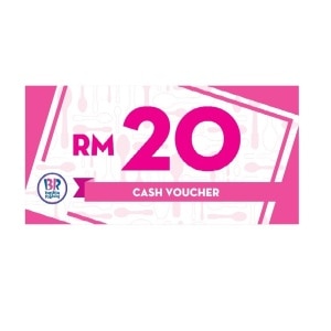 GWP Baskin Robbins Voucher Worth RM20 (While Stock Lasts)