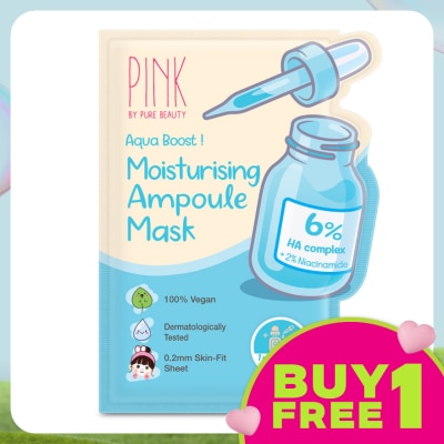 PINK BY PURE BEAUTY Moisturising Ampoule Mask 1S
