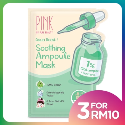 PINK BY PURE BEAUTY Soothing Ampoule Mask 1S