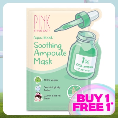 PINK BY PURE BEAUTY Soothing Ampoule Mask 1S
