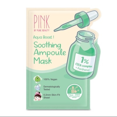 PINK BY PURE BEAUTY Soothing Ampoule Mask 1S
