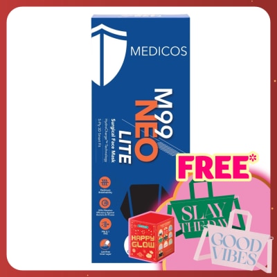 MEDICOS M99 Neo Lite Surgical Face Mask (Black) 10s