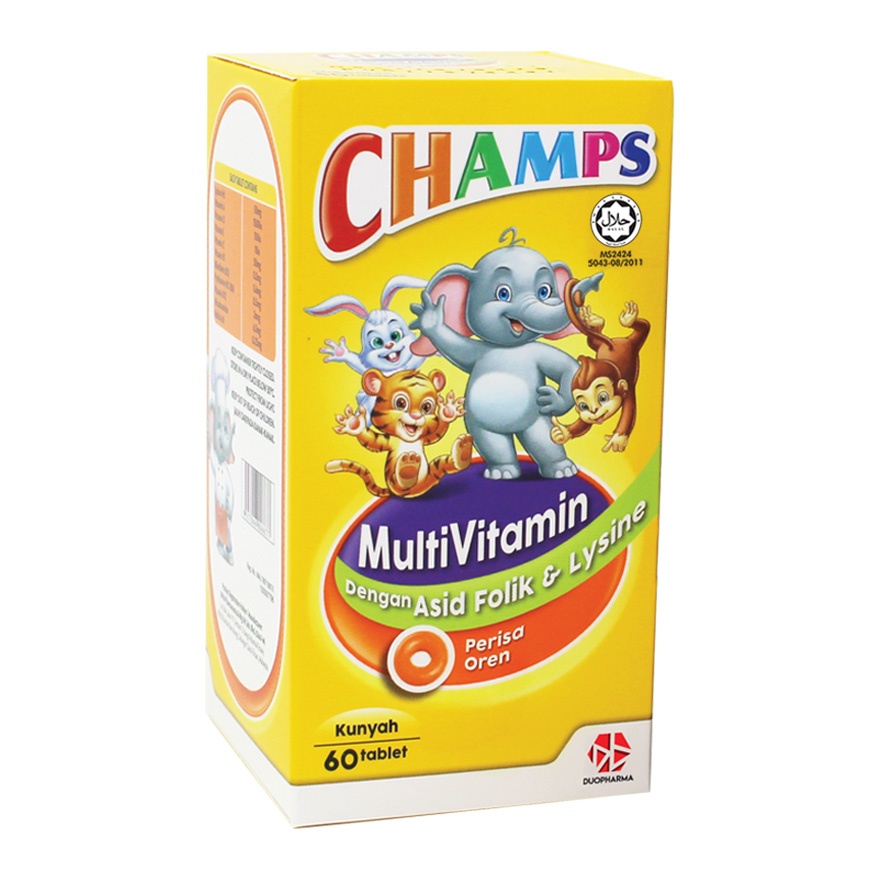 Multivitamin with Lysine Chewable 60's image