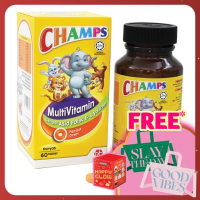 CHAMPS Multivitamin with Lysine Chewable 60's