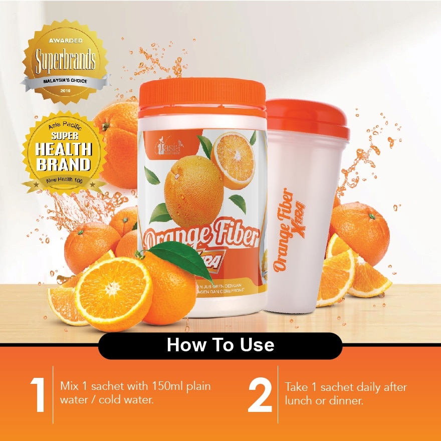 Orange Fiber Xtra 400gm (Free Shaker)