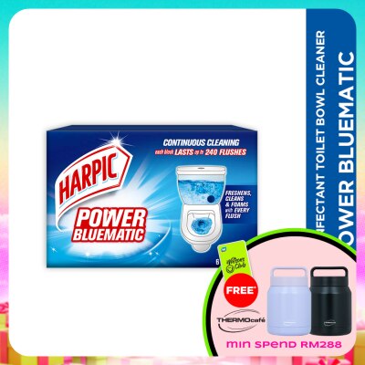 HARPIC - Toilet Bowl Cleaner Power Bluematic 50g Jumbo 6s