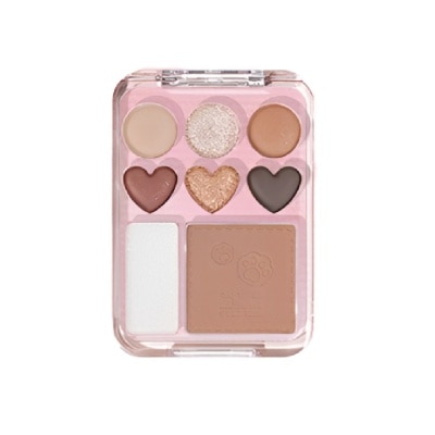 GOGO TALES Sweet Heart Eyeshadow Blush Highlighter All In One 04