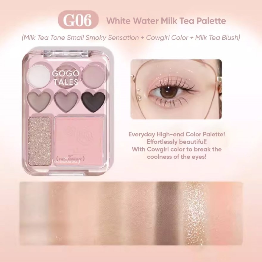 Sweet Heart Eyeshadow Blush Highlighter All In One 06