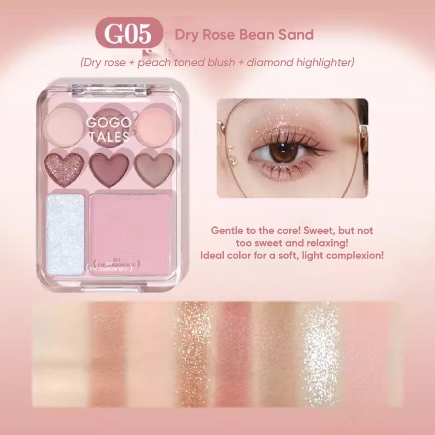 Sweet Heart Eyeshadow Blush Highlighter All In One 05