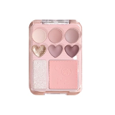 GOGO TALES Sweet Heart Eyeshadow Blush Highlighter All-In-One 02