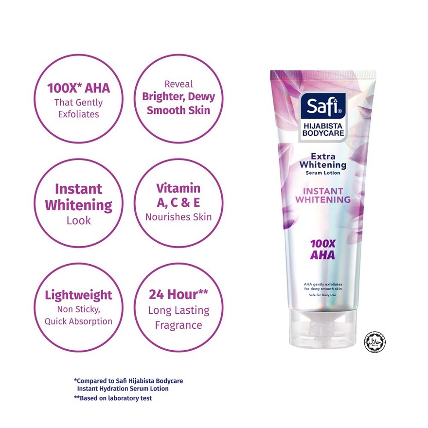 Hijabista BodyCare Serum Lotion Instant Whitening 180ml image