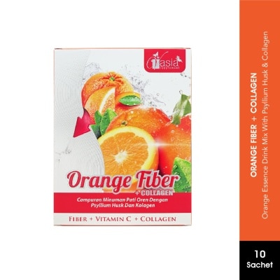 V'ASIA Orange Fiber + Collagen - 15 gm x 10 Sachet