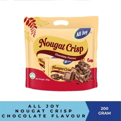 ALL JOY Nougat Crisp Chocolate Flavour 200G