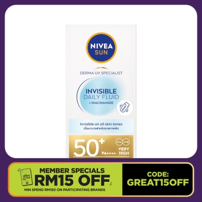 NIVEA Sun Derma UV Invisible Daily SPF50+ 40ml