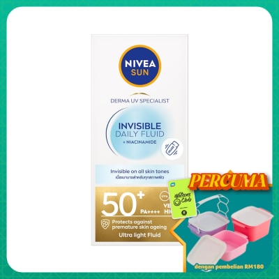 NIVEA - Sun Derma UV Invisible Daily SPF50+ 40ml