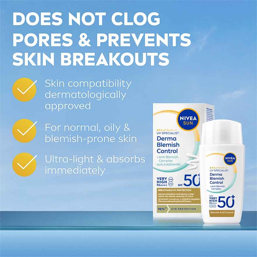 Sun Derma UV Invisible Daily SPF50+ 40ml