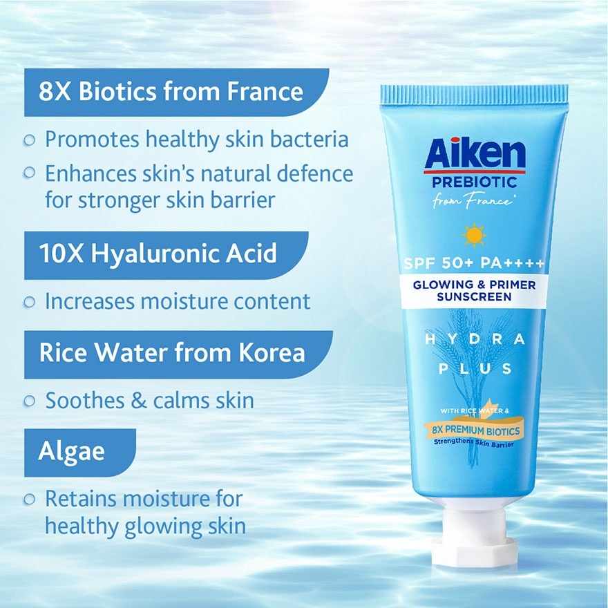 Prebiotic Glow Sunscreen SPF50 25g