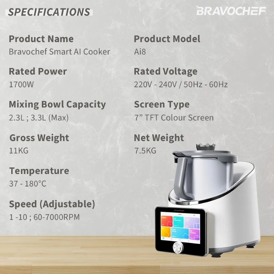 Bravochef Smart Cooker Ai8