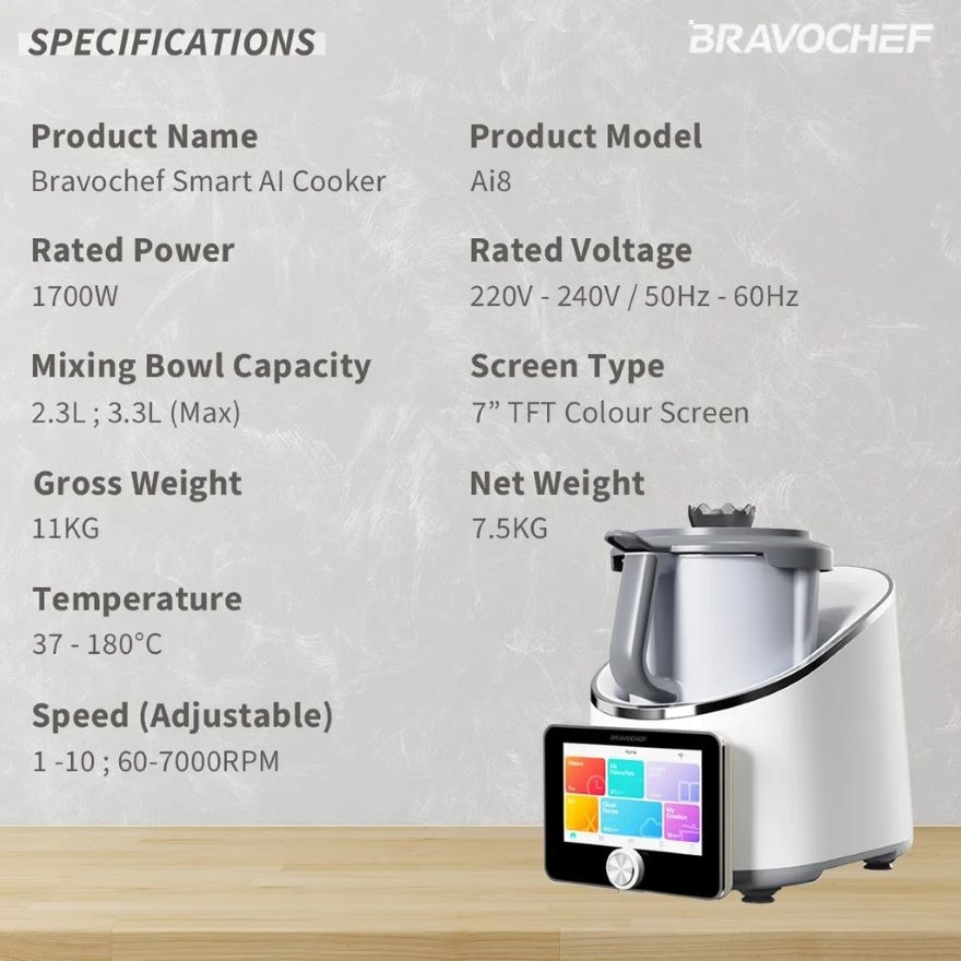 Bravochef Smart Cooker Ai8