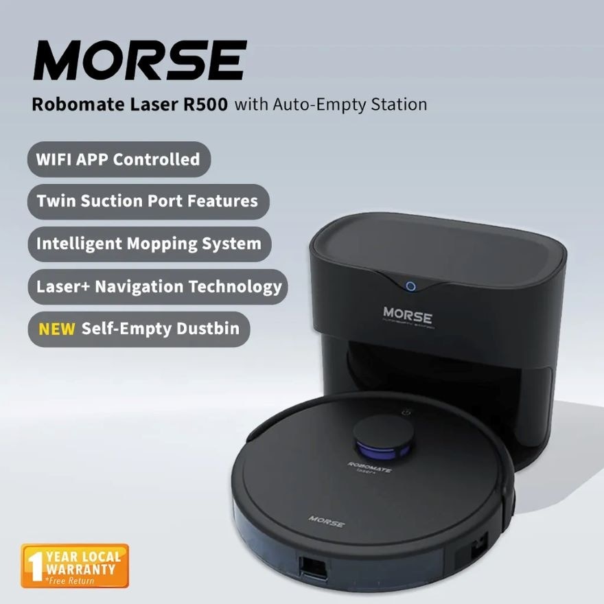 Robomate R500 Laser Pro with 2568Pa Suction Power