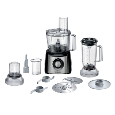 BOSCH MultiTalent 3, 2.3L 800W Food Processor, Black/Brushed S.Steel  MCM3501MGB