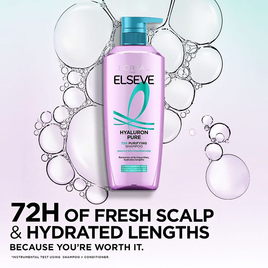 Elseve Hyaluronic Pure Shampoo 620ml