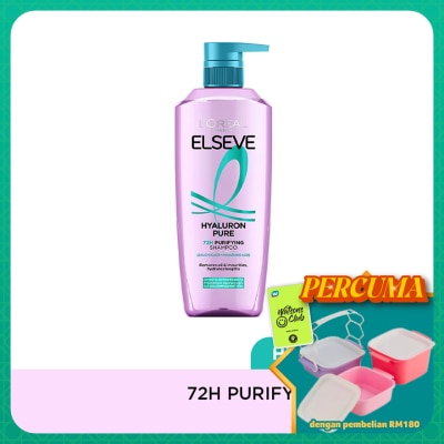 L'OREAL PARIS ELSEVE - Elseve Hyaluronic Pure Shampoo 620ml