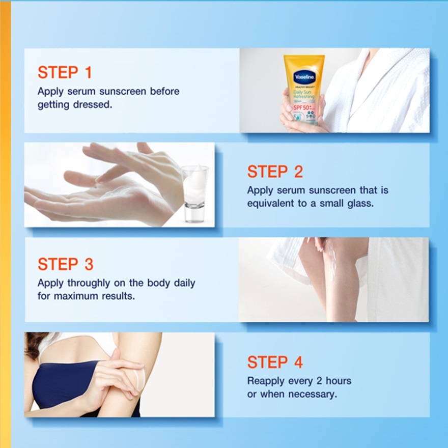 SPF50+ Daily Sun Refreshing Serum Sunscreen 70ml + Protect & Brightening Sunscreen 70ml