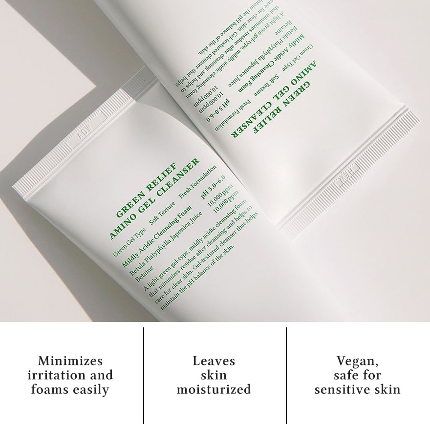 Green Relief Amino Gel Cleanser 100ml
