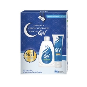 GWP QV Body Pack ( consist of QV Cream 100g + QVGW 250g) While Stock Last (Expired Aug 2025)