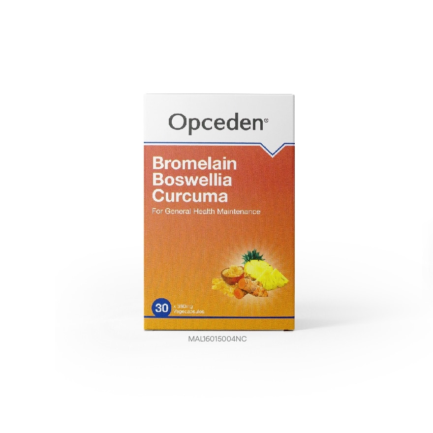 Bromelain Broswellia Curcuma 380mg 30s