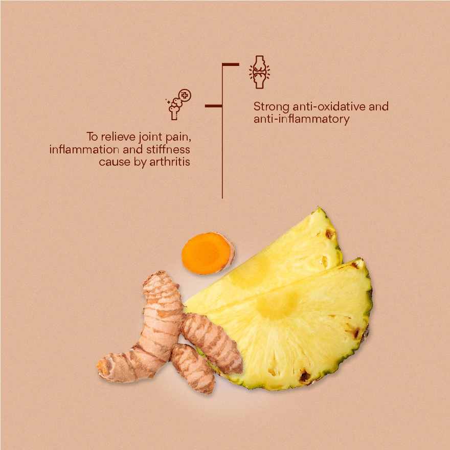 Bromelain Broswellia Curcuma 380mg 30s image