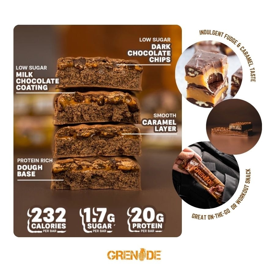 High Protein Low Sugar Bar Fudged Up 60g