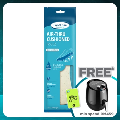 FOOTEASE BY WATSONS Air-Thru Cushioned Insoles 1 Pair 1's