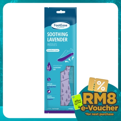 FOOTEASE BY WATSONS Soothing Lavender Insoles 1 Pair 1's