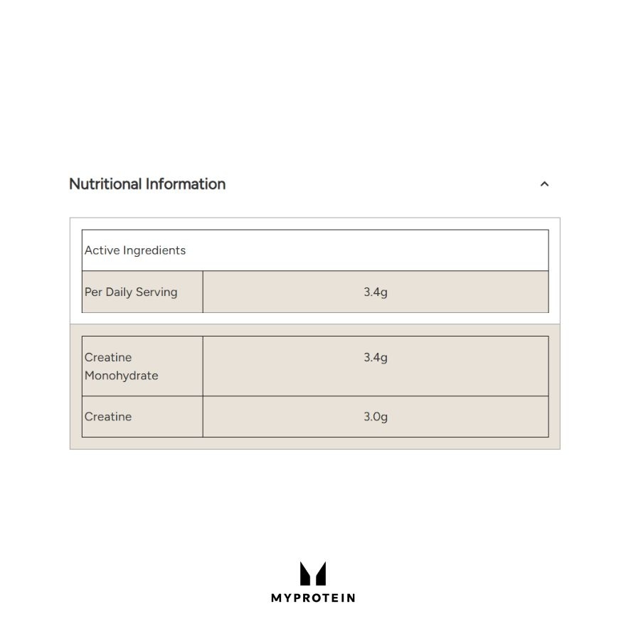 Impact Creatine Monohydrate Unflavoured 250g image